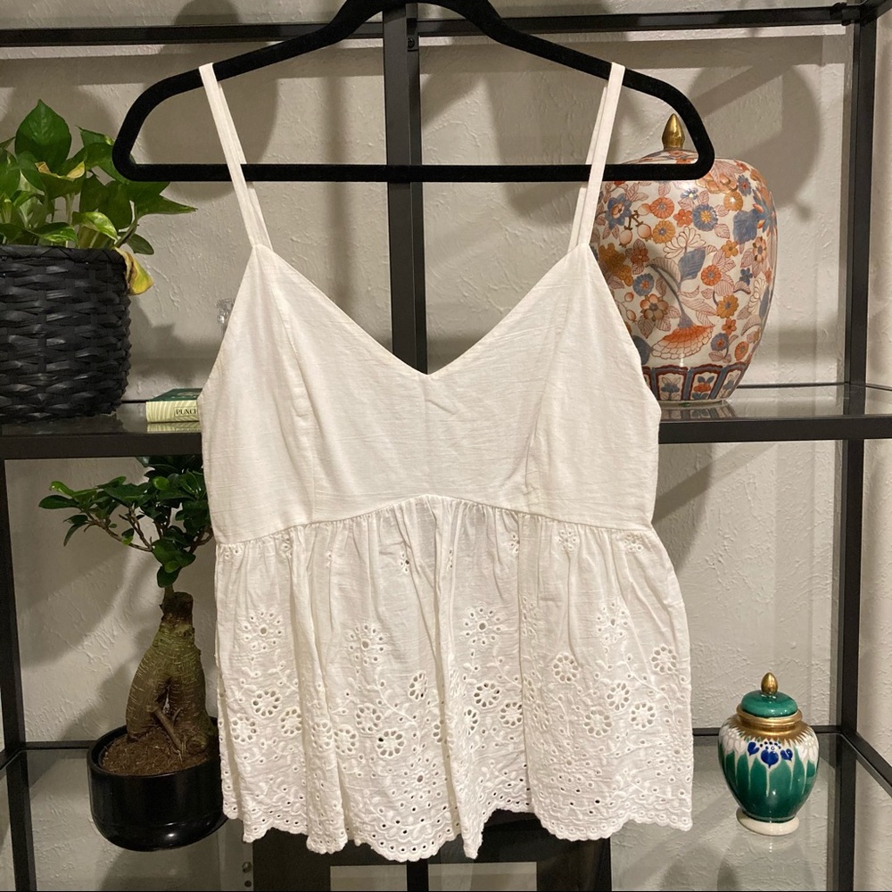Solemio Eyelet Top